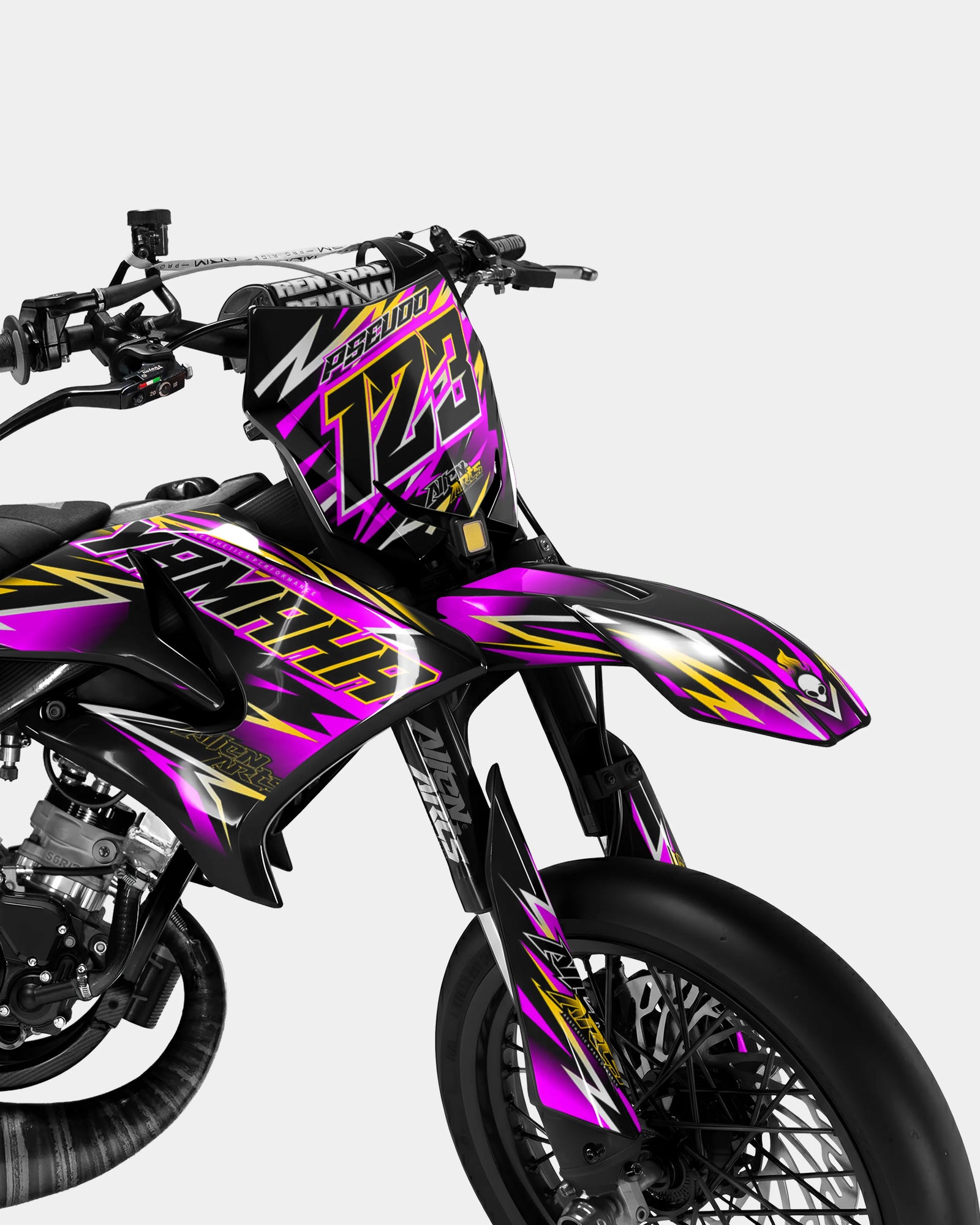 ECLAT - Kit decorativo YAMAHA DT 50cc - Rosa