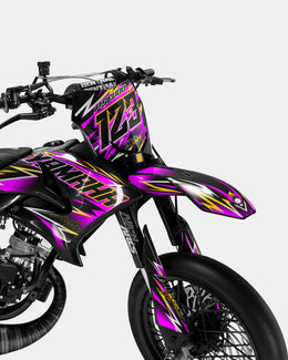 ECLAT - Kit deco YAMAHA DT 50cc - Rose — vue 2