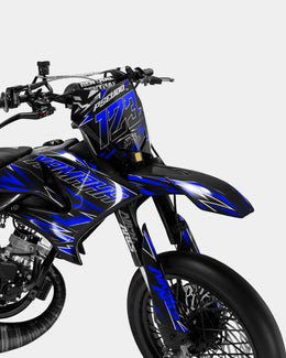 ELARA - Kit deco YAMAHA DT 50cc - Bleu foncé — vue 2