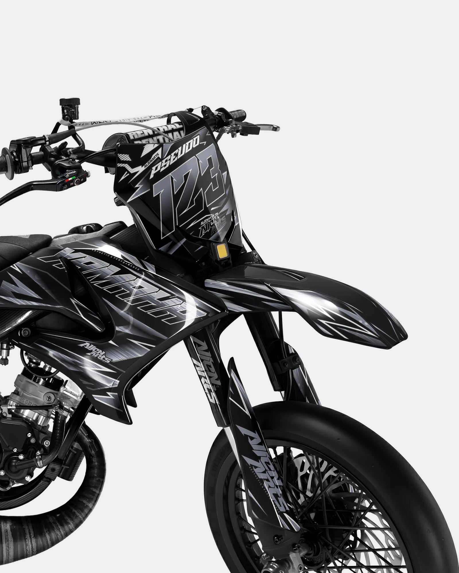 ELARA - Kit decorativo YAMAHA DT 50cc - Grigio