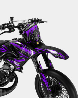 ELARA - Kit deco YAMAHA DT 50cc - Violet — vue 2
