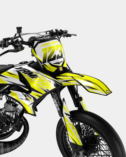 FABLE - Kit deco YAMAHA DT 50cc - Jaune — vue 2
