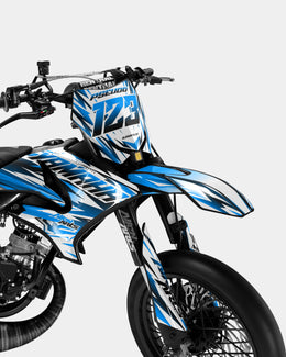 FIKA - Kit deco YAMAHA DT 50cc - Bleu — vue 2