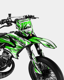 FIKA - Kit deco YAMAHA DT 50cc - Vert — vue 2
