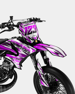 FIKA - Kit deco YAMAHA DT 50cc - Rose — vue 2