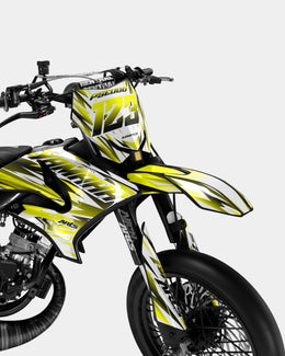FIKA - Kit deco YAMAHA DT 50cc - Jaune — vue 2