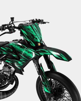LIEN - Kit deco YAMAHA DT 50cc - Bleu — vue 2
