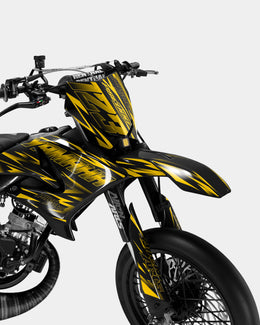 LIEN - Kit deco YAMAHA DT 50cc - Jaune foncé — vue 2