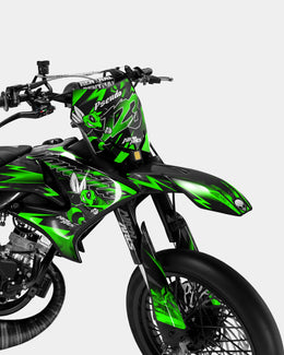 LISSE - Kit deco YAMAHA DT 50cc - Vert — vue 2