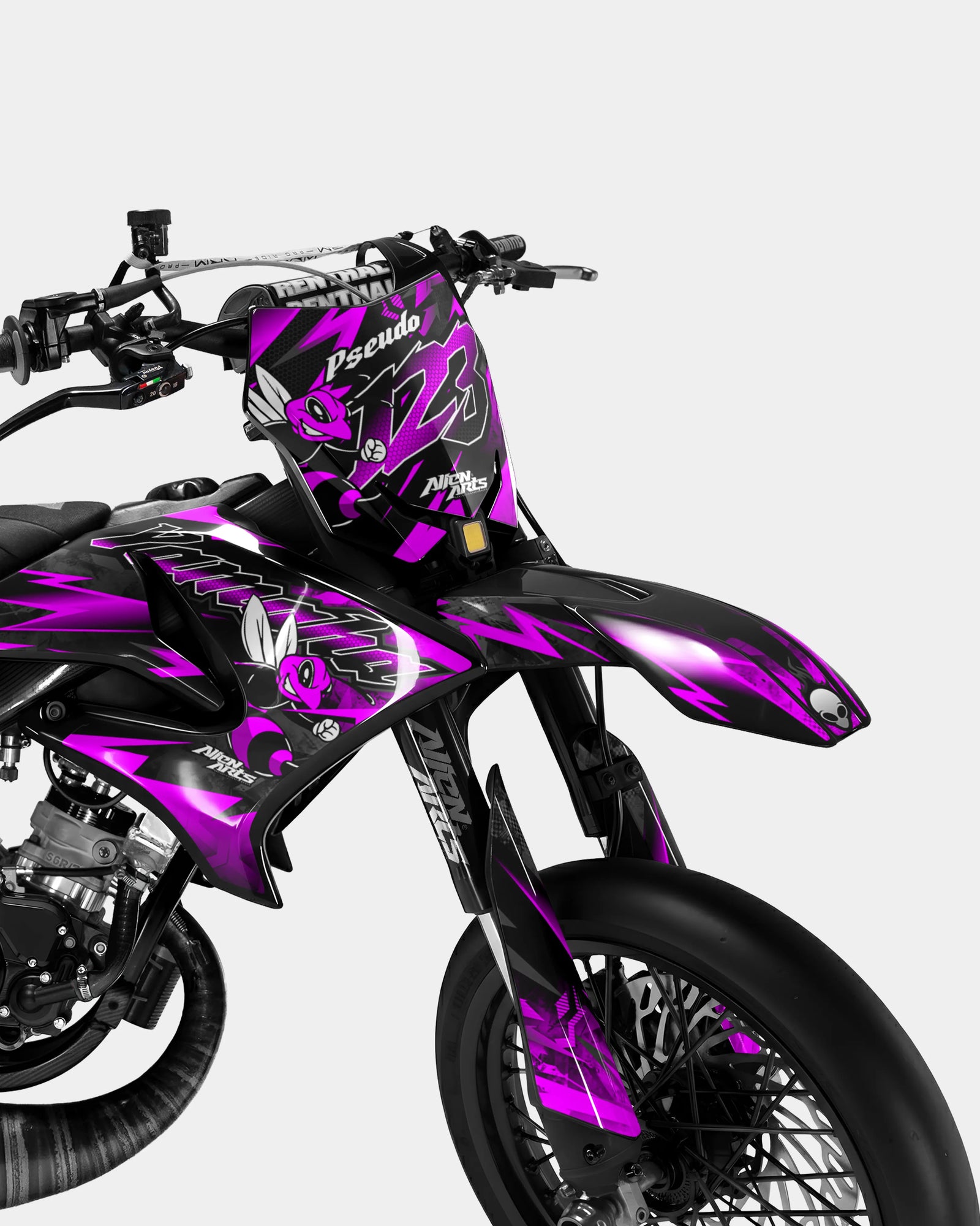 LISSE - Kit decorativo YAMAHA DT 50cc - Rosa
