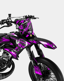 LISSE - Kit deco YAMAHA DT 50cc - Rose — vue 2