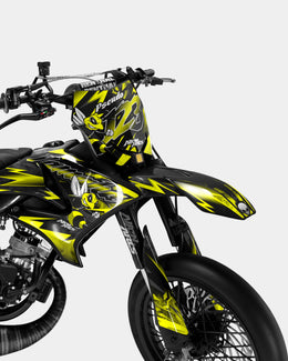 LISSE - Kit deco YAMAHA DT 50cc - Jaune — vue 2