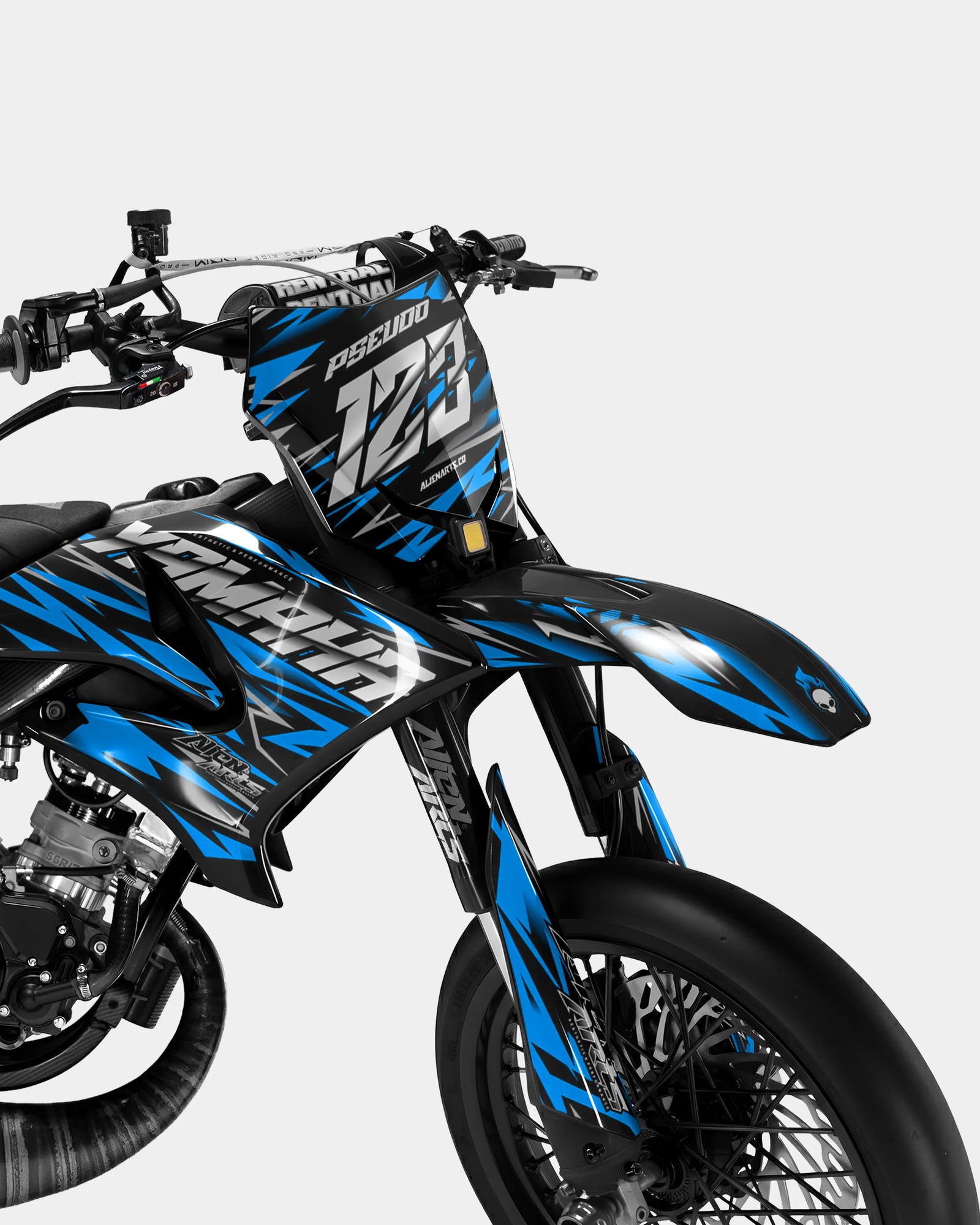 LUEUR - Kit decorativo YAMAHA DT 50cc - Blu