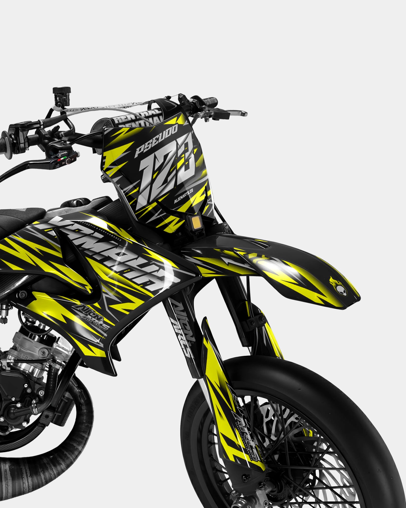 LUEUR - Kit decorativo YAMAHA DT 50cc - Giallo