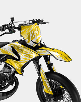 LUNIOR - Kit deco YAMAHA DT 50cc - Jaune foncé — vue 2