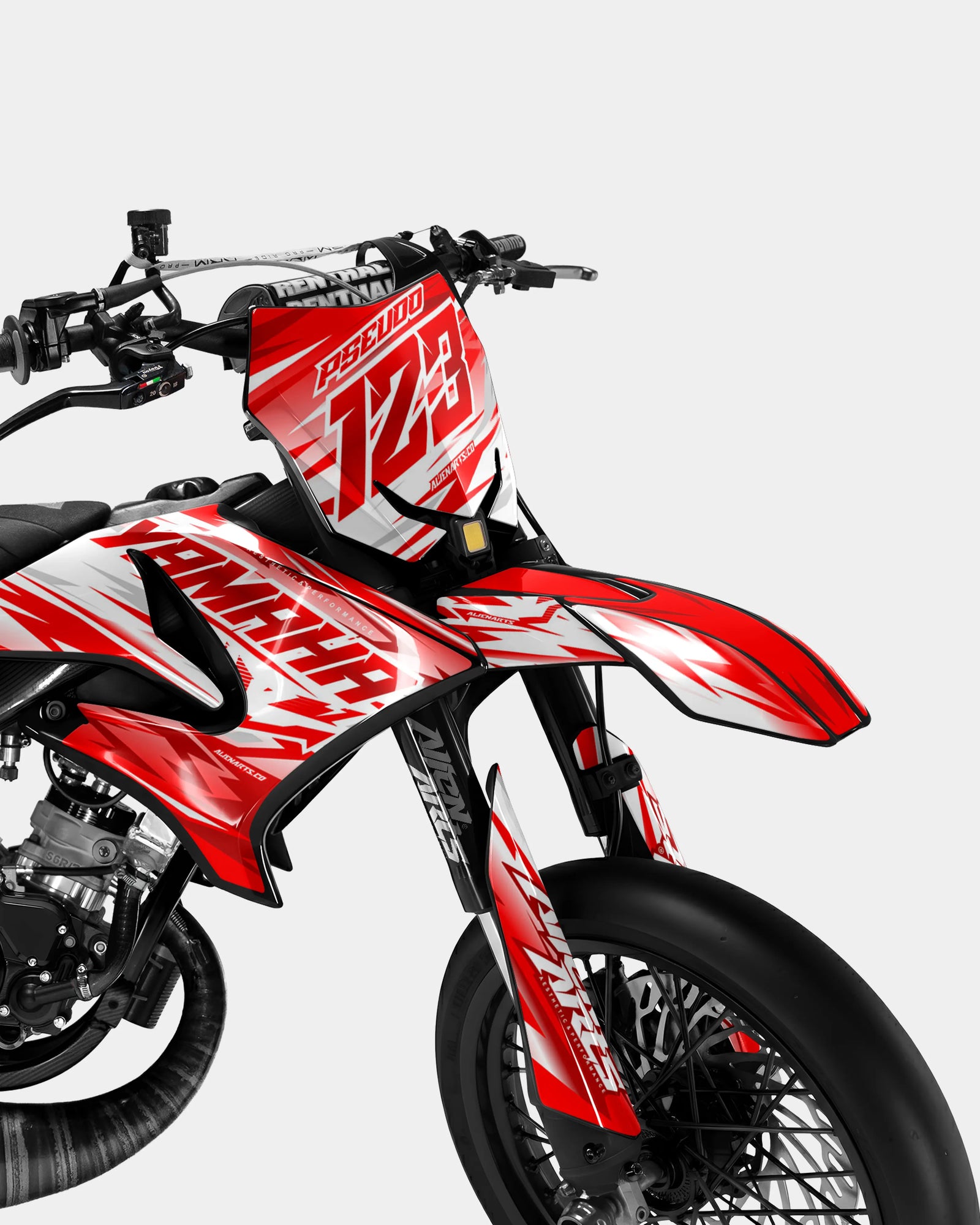 LUNIOR - Kit decorativo YAMAHA DT 50cc - Rosso