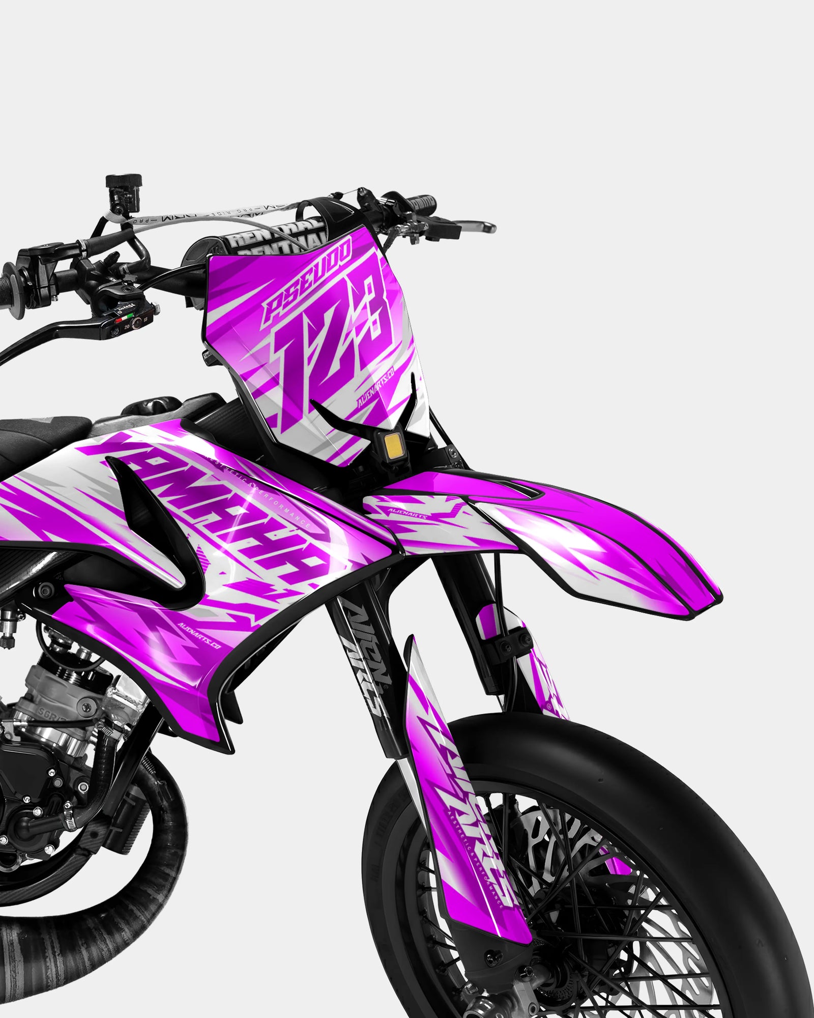 LUNIOR - Kit decorativo YAMAHA DT 50cc - Rosa