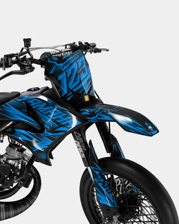 MIROIR - Kit deco YAMAHA DT 50cc - Bleu — vue 2