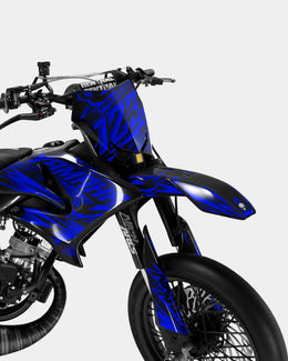 MIROIR - Kit deco YAMAHA DT 50cc - Bleu foncé — vue 2