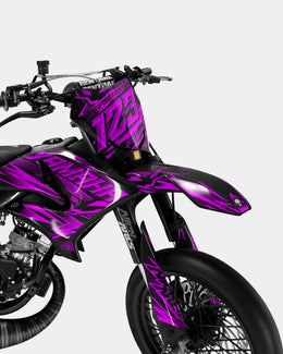 MIROIR - Kit deco YAMAHA DT 50cc - Rose — vue 2