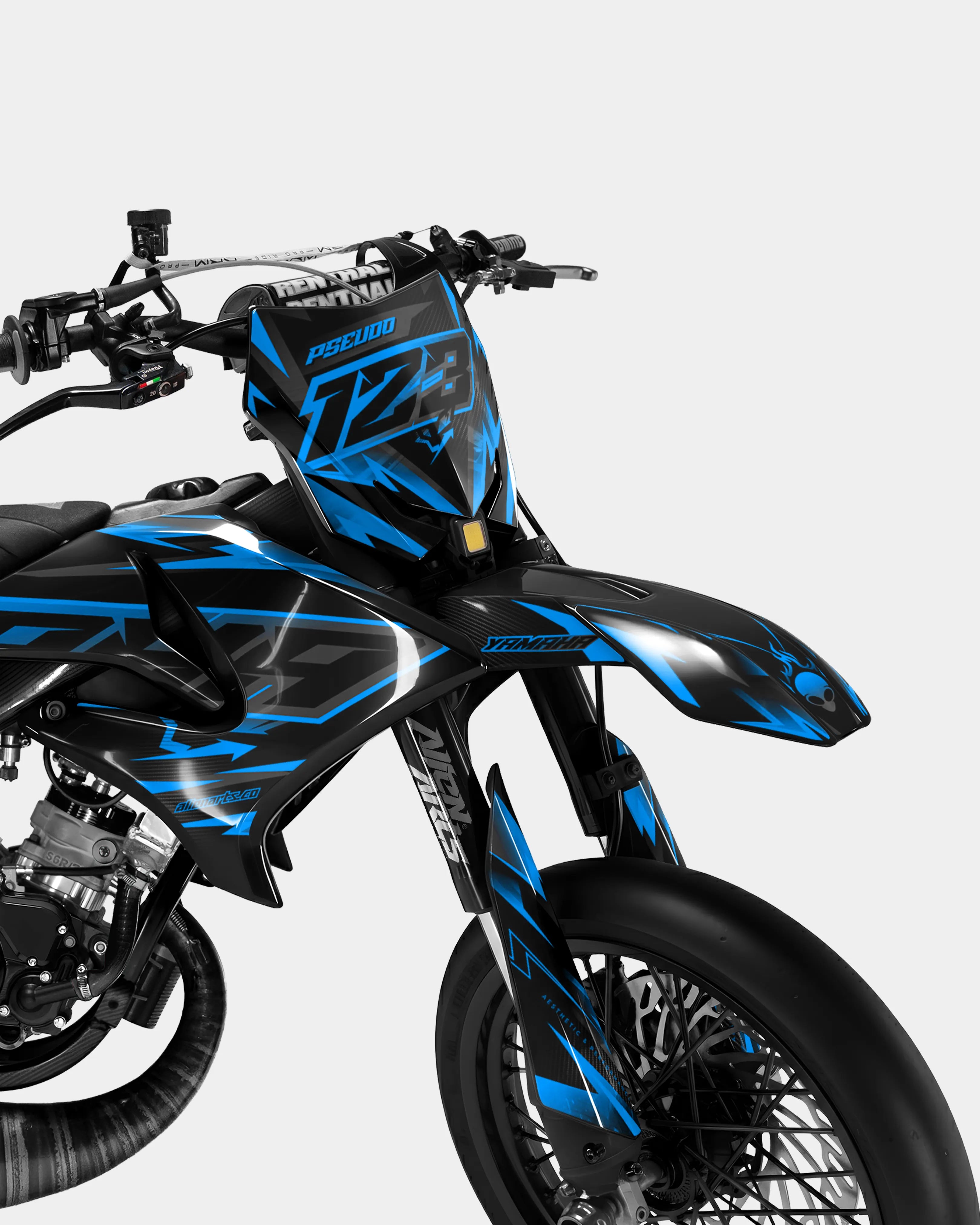 MISTRAL - Dekorationsset YAMAHA DT 50cc - Blau