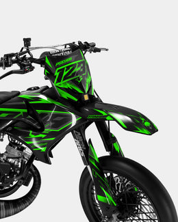 MISTRAL - Kit deco YAMAHA DT 50cc - Vert — vue 2