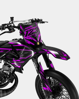 MISTRAL - Kit deco YAMAHA DT 50cc - Rose — vue 2