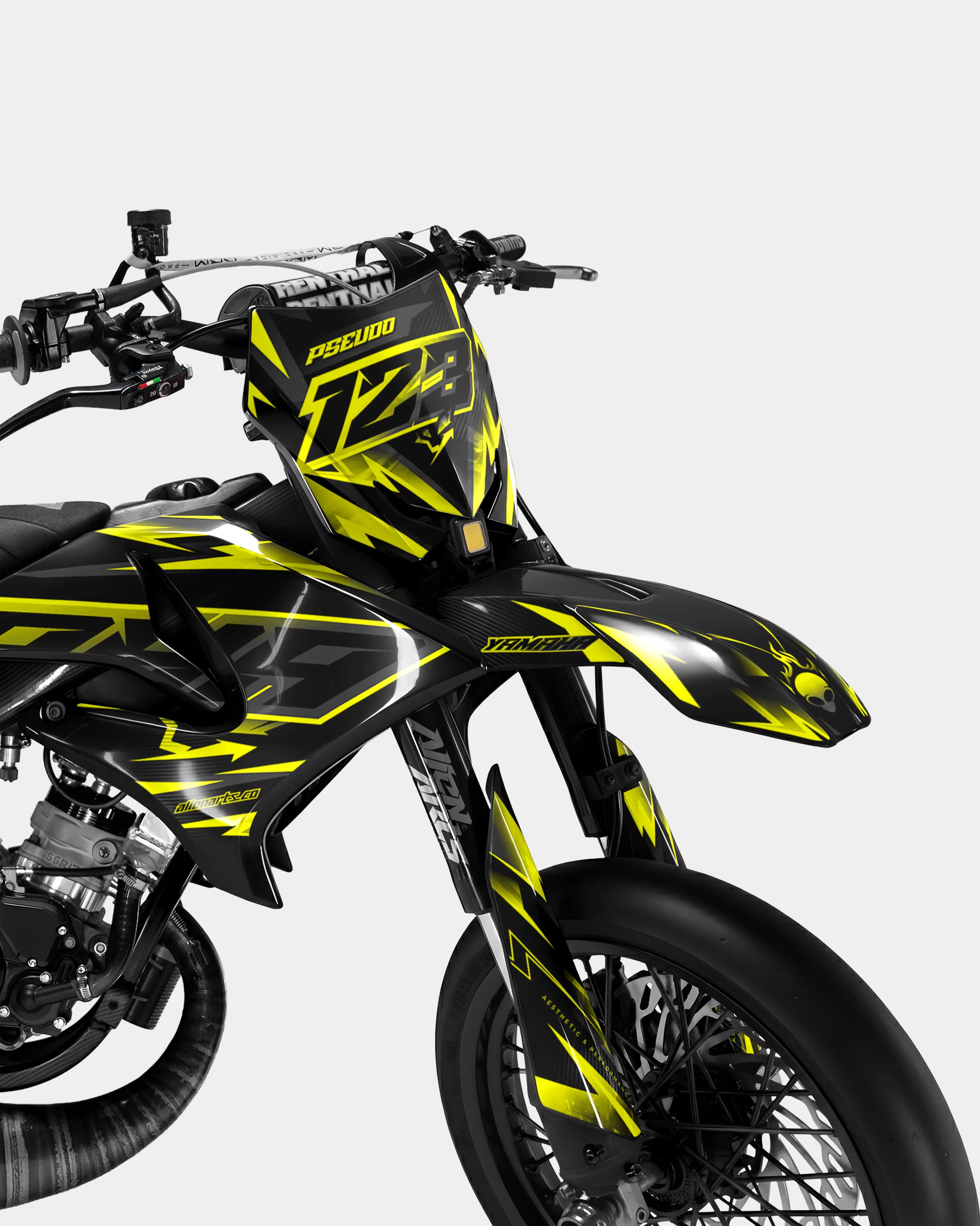 MISTRAL - Dekorationsset YAMAHA DT 50cc - Gelb