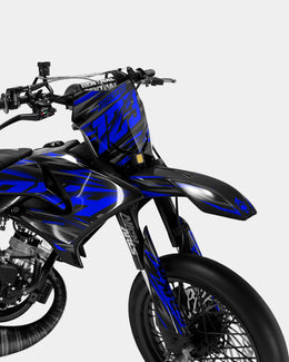 NOVUM - Kit deco YAMAHA DT 50cc - Bleu foncé — vue 2