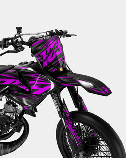 NOVUM - Kit deco YAMAHA DT 50cc - Rose — vue 2