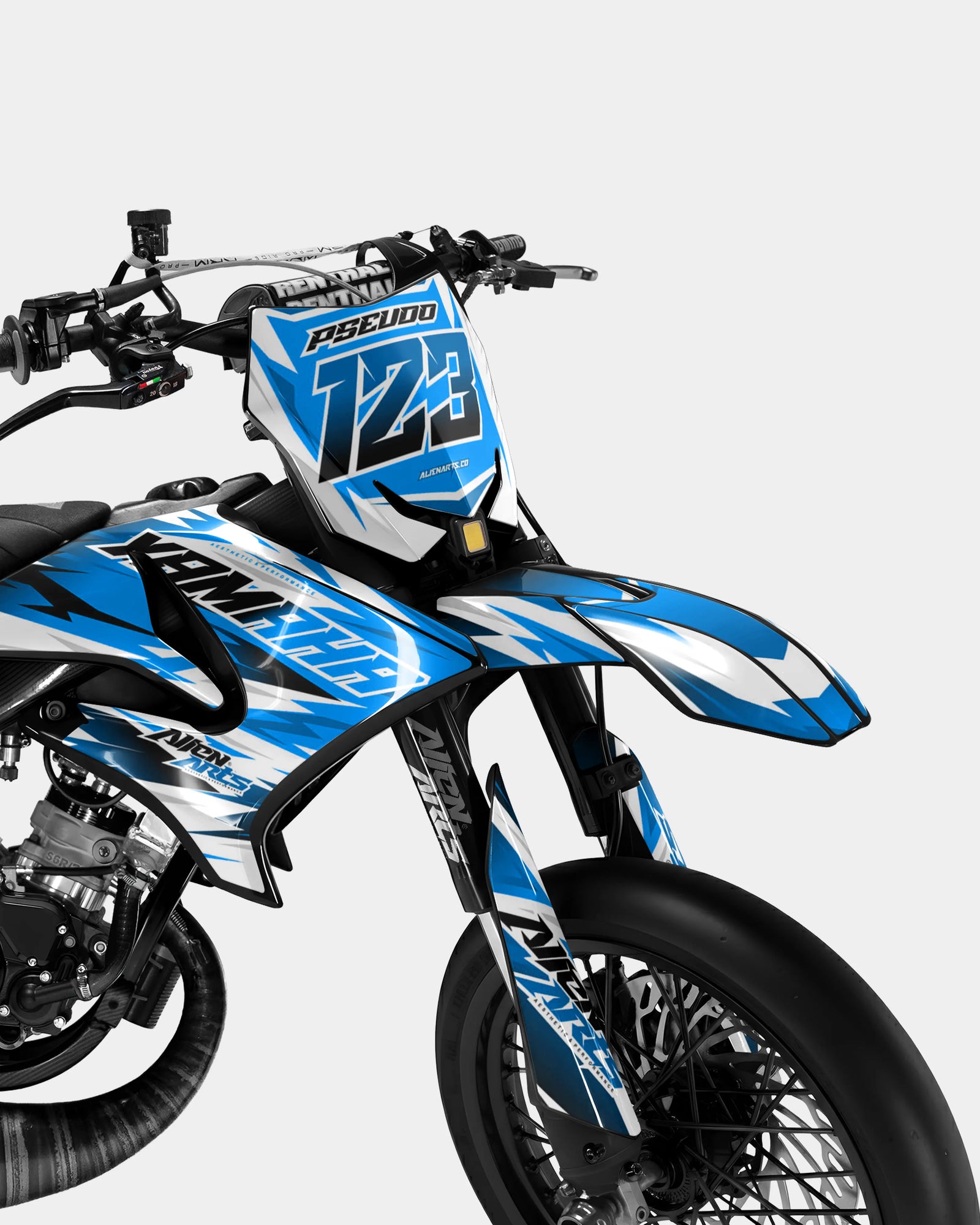 ONYX - Kit decorativo YAMAHA DT 50cc - Blu