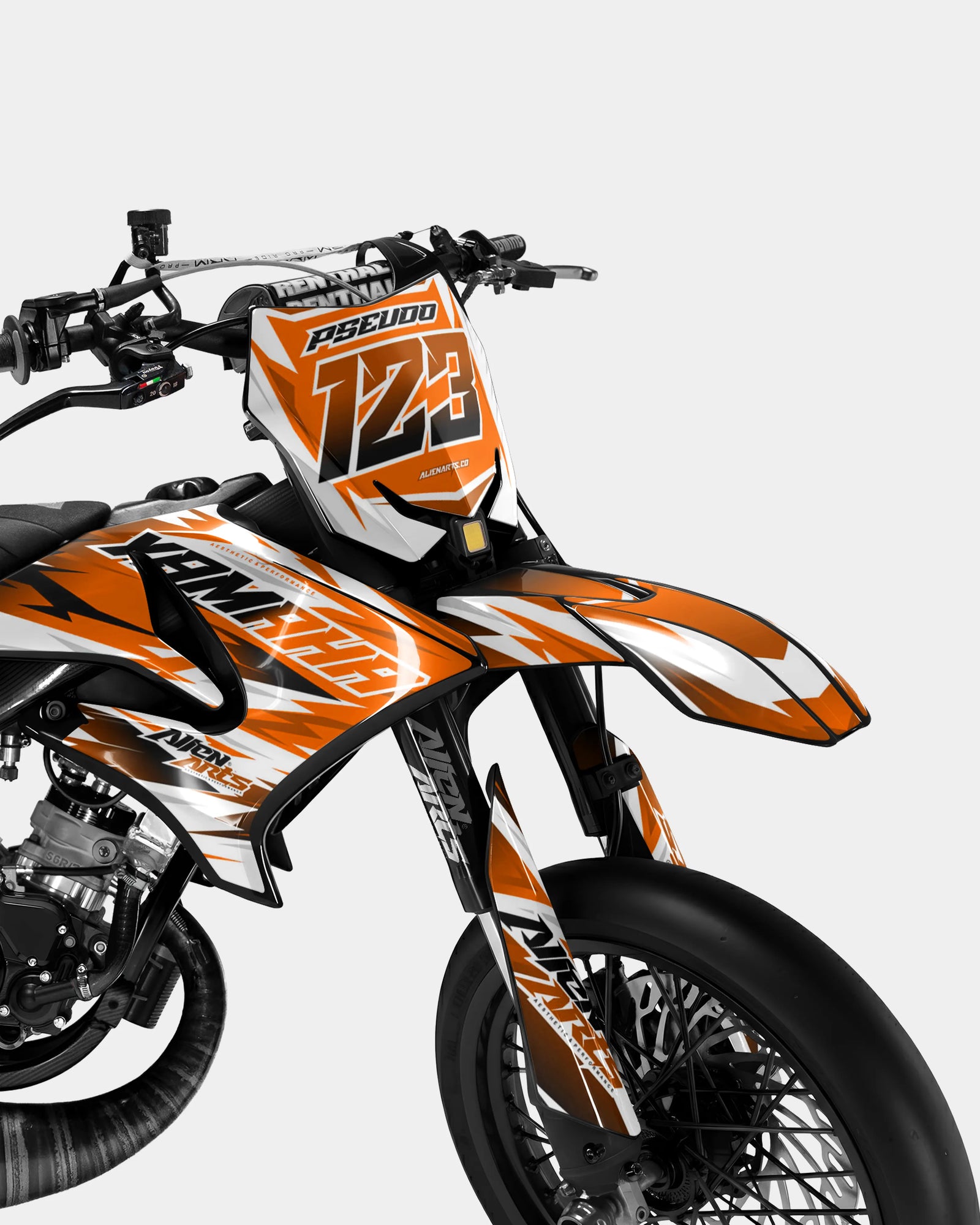 ONYX - Kit decorativo YAMAHA DT 50cc - Arancione