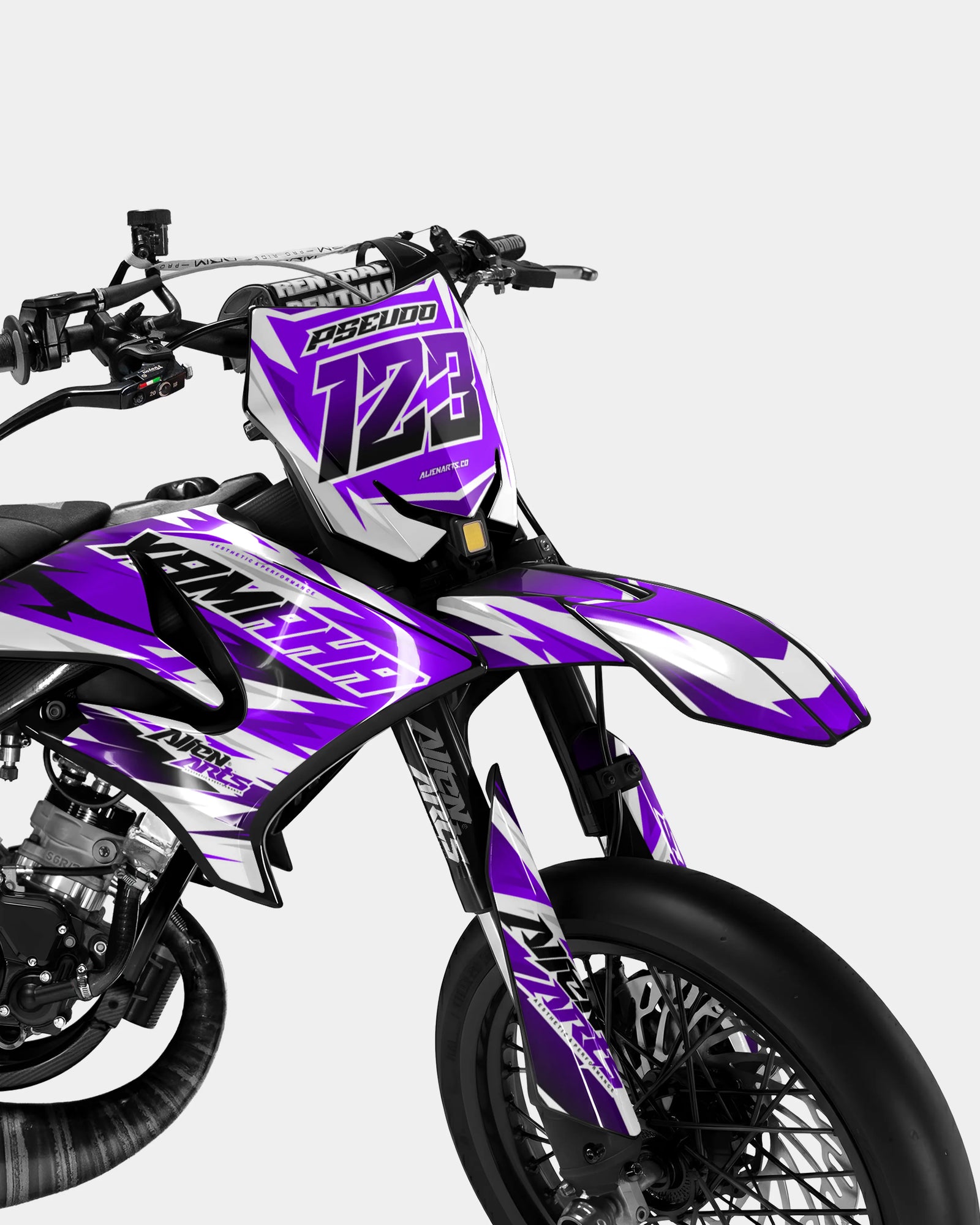 ONYX - Kit decorativo YAMAHA DT 50cc - Violeta