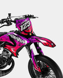 PAVO - Dekorationsset YAMAHA DT 50cc - Rosa
