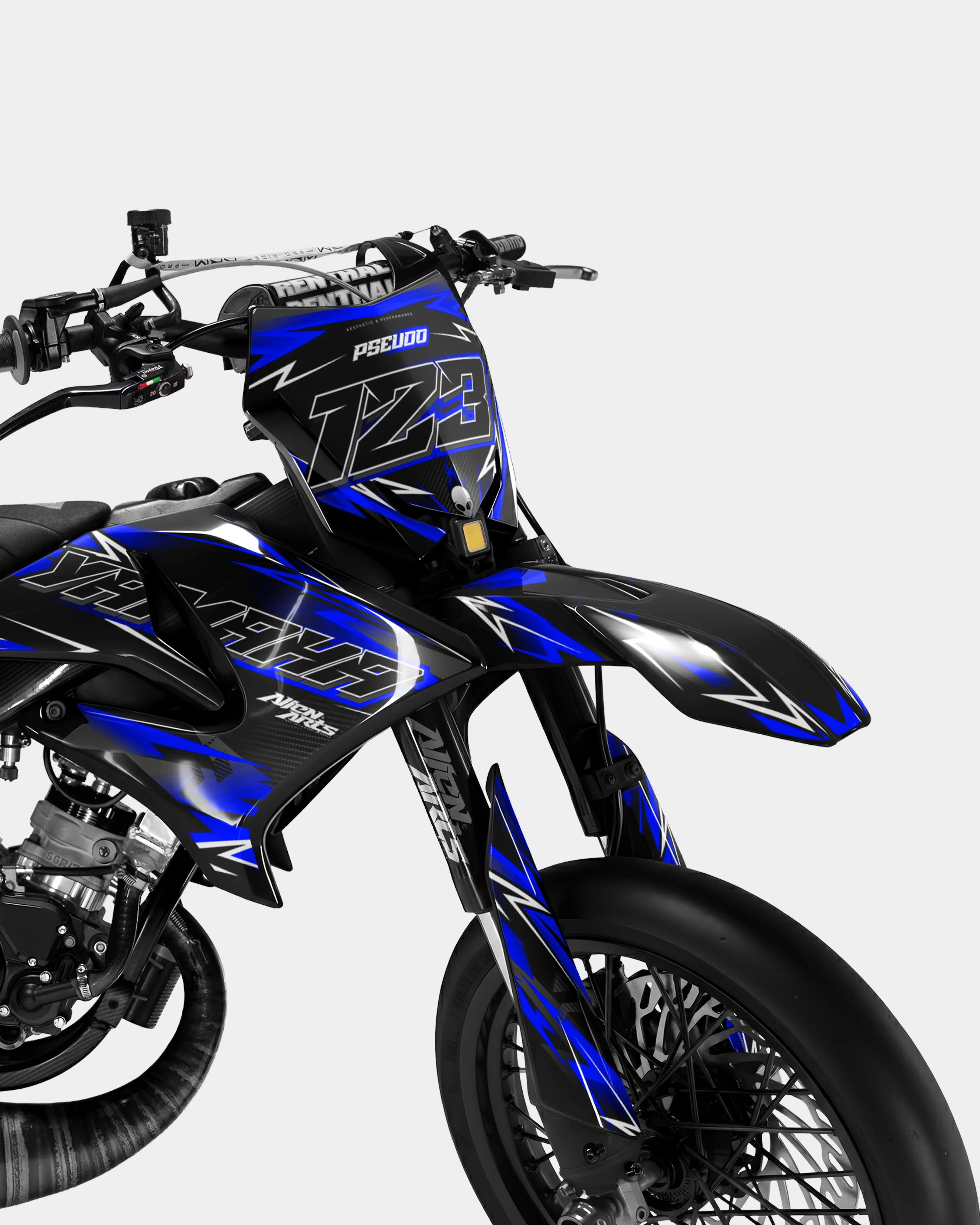 PIQUE - Kit decorativo YAMAHA DT 50cc - Azul oscuro