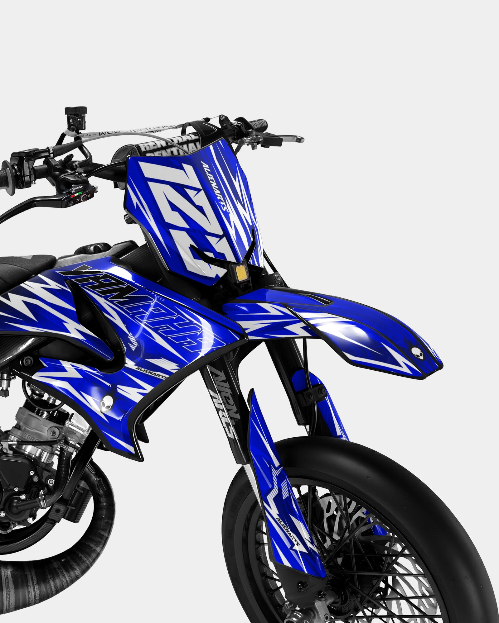 PLUME - YAMAHA DT 50cc Decal Kit - Dark Blue