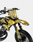 PLUME - Dekorationsset YAMAHA DT 50cc - Dunkelgelb