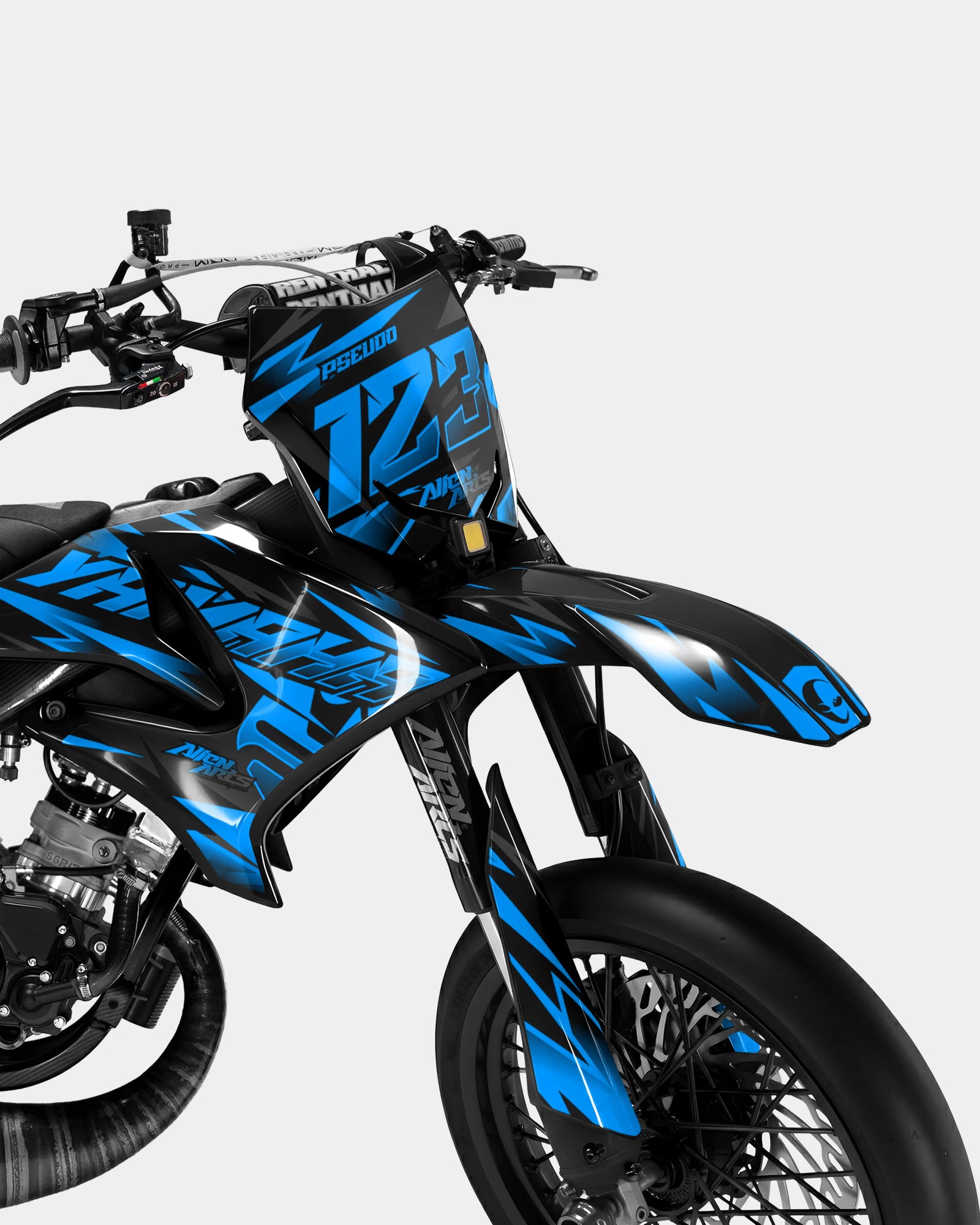 SABLE - Kit decorativo YAMAHA DT 50cc - Blu