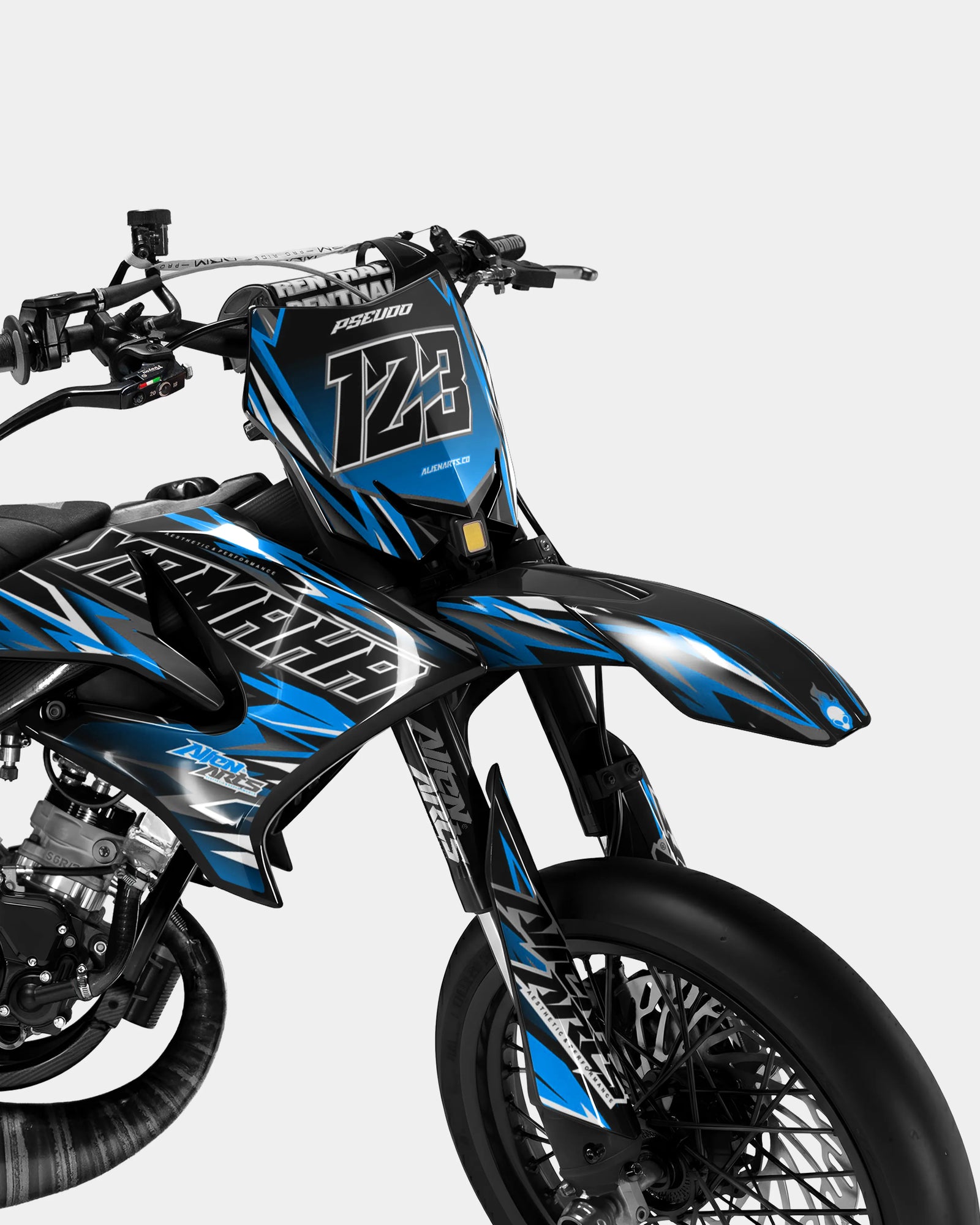SENSO - YAMAHA DT 50cc Decal Kit - Blue