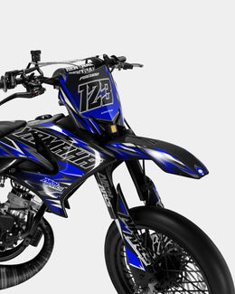 SENSO - Kit deco YAMAHA DT 50cc - Bleu foncé — vue 2