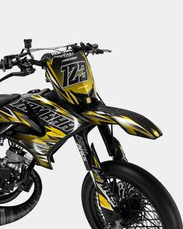 SENSO - Kit deco YAMAHA DT 50cc - Jaune foncé — vue 2