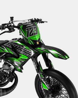 SENSO - Kit deco YAMAHA DT 50cc - Vert — vue 2