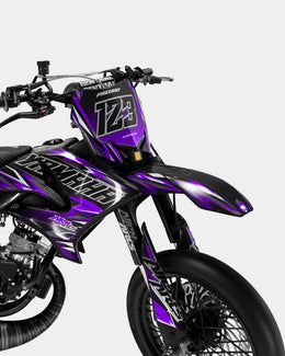 SENSO - Kit deco YAMAHA DT 50cc - Violet — vue 2