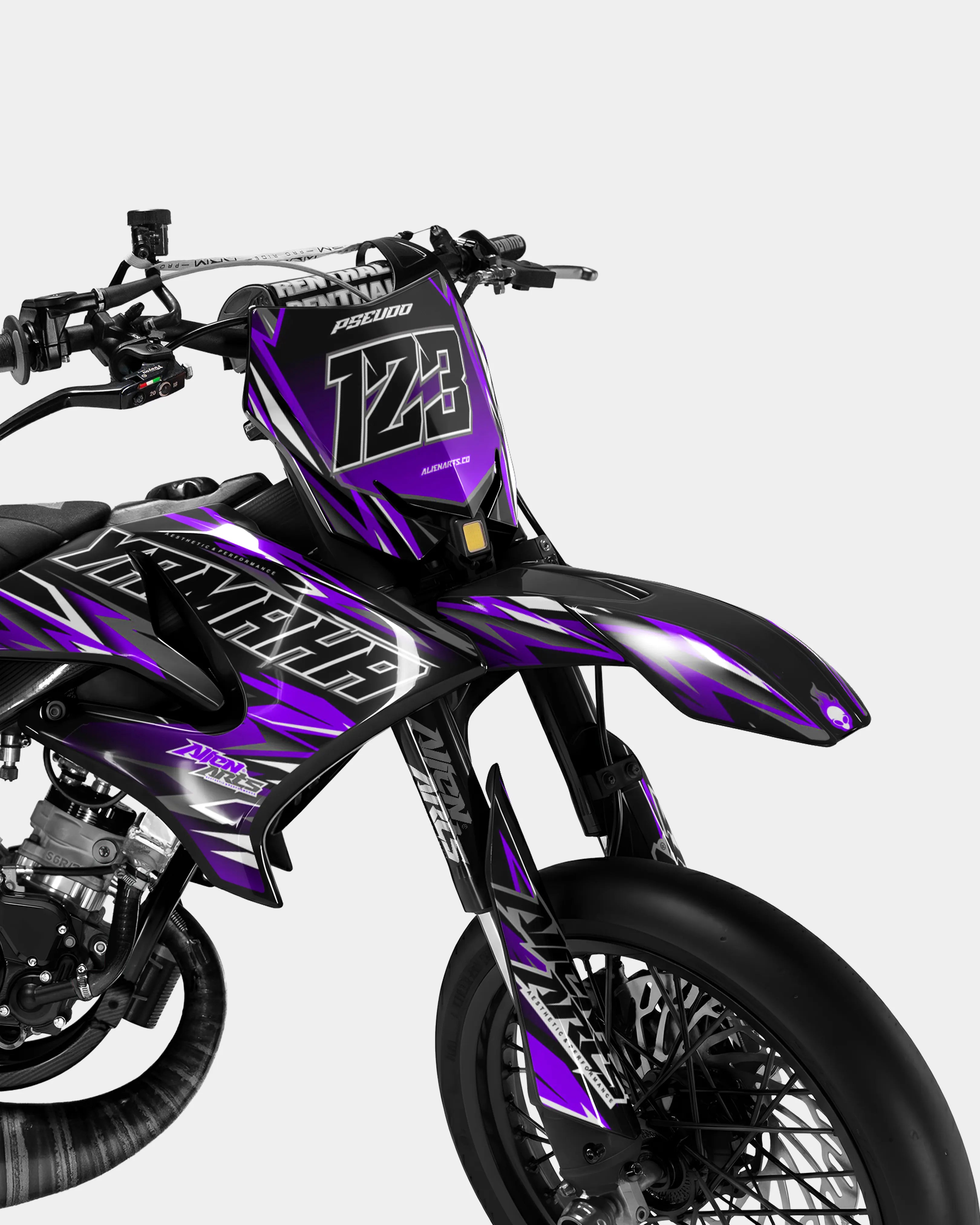 SENSO - Kit deco YAMAHA DT 50cc - Violet