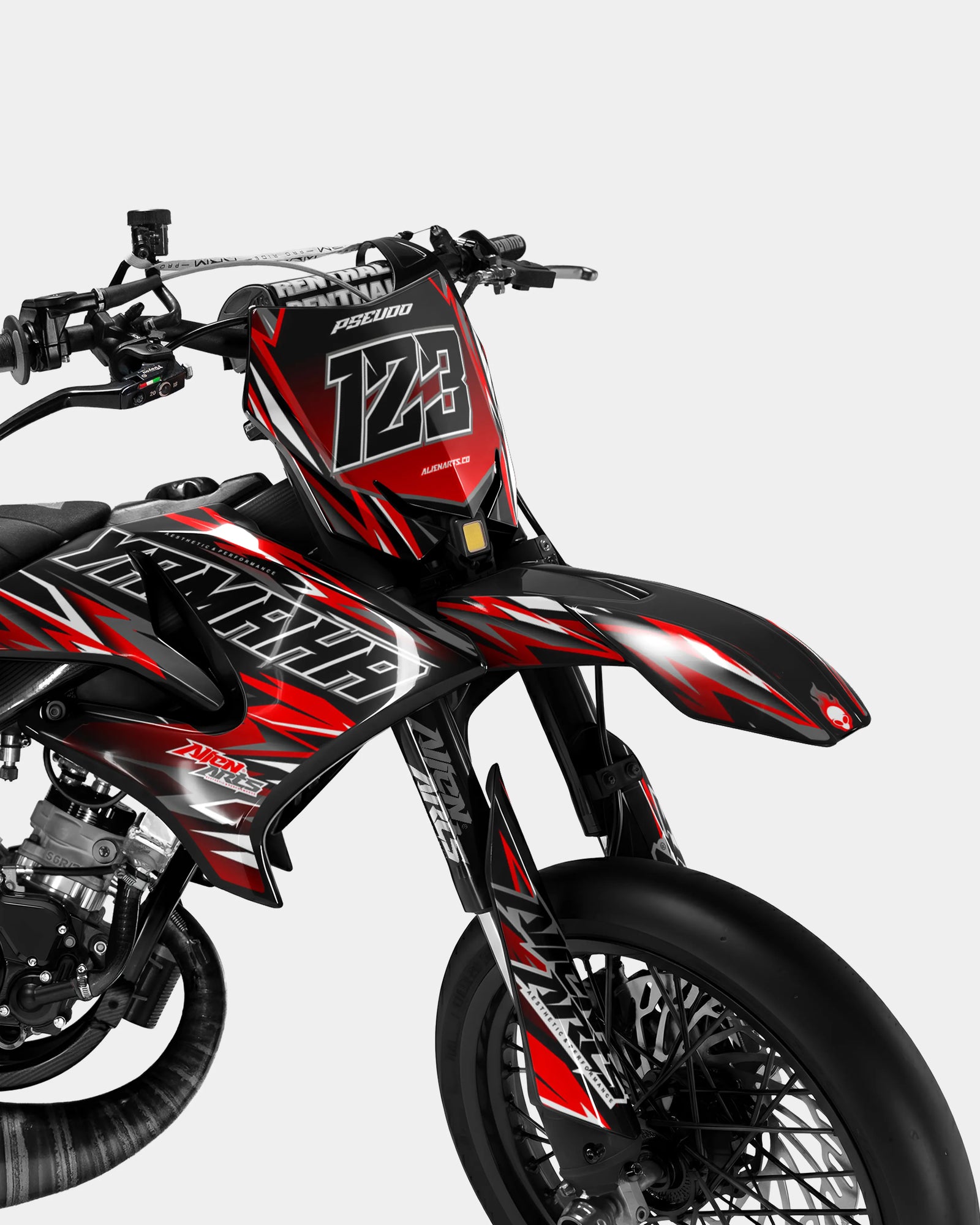 SENSO - Kit deco YAMAHA DT 50cc - Rouge