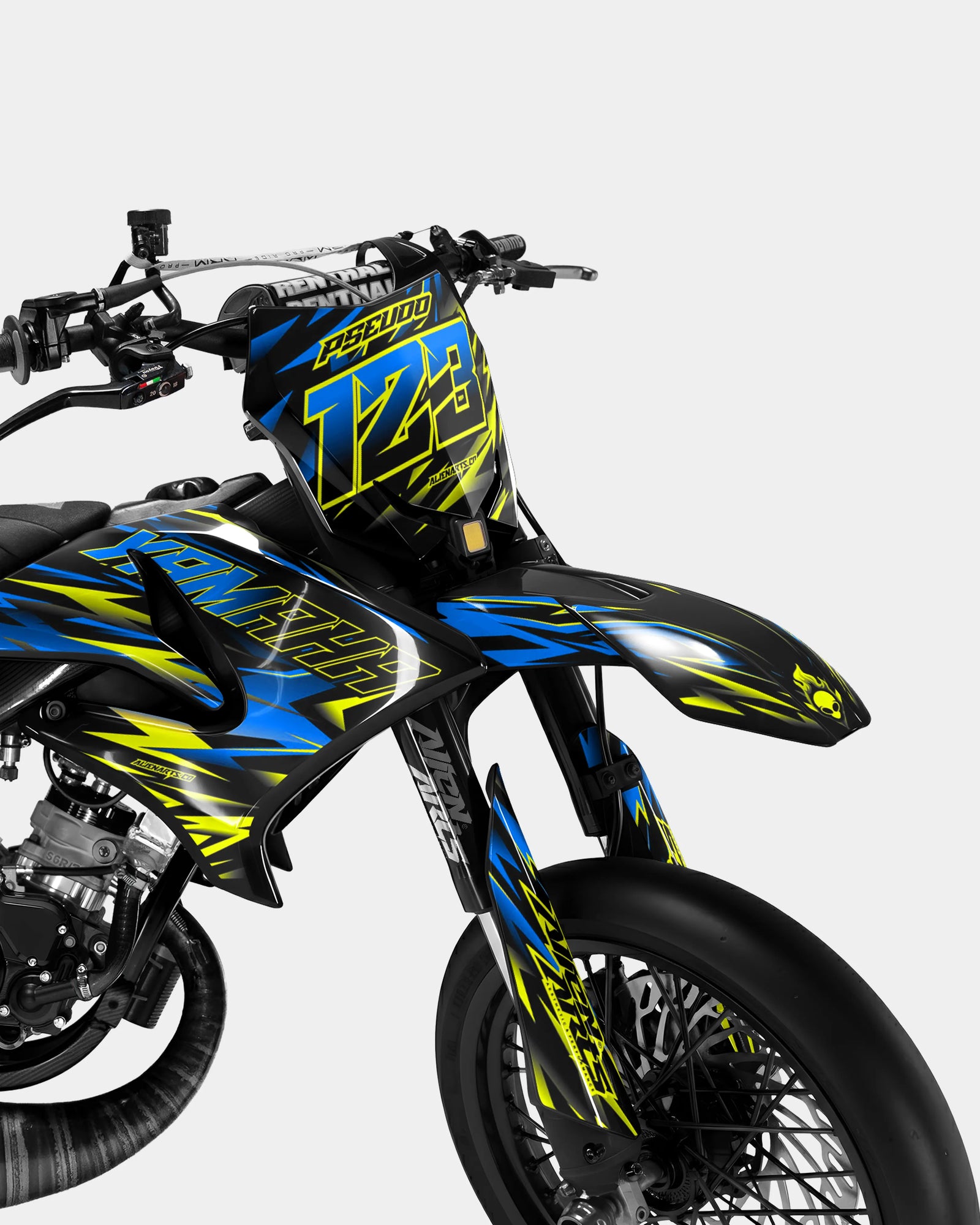 SORAE - Dekorationsset YAMAHA DT 50cc - Blau