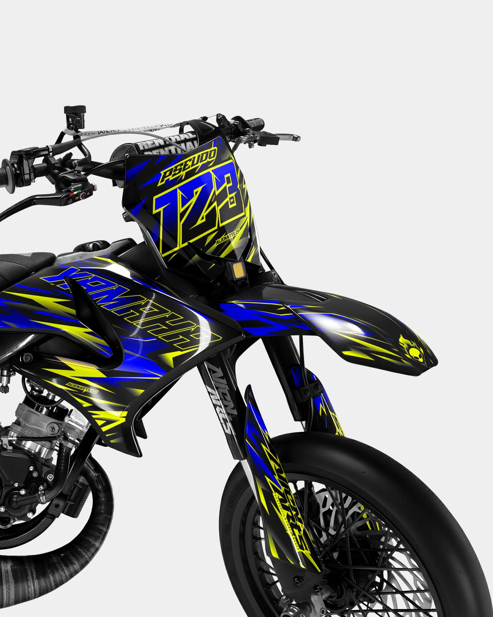 SORAE - Dekorationsset YAMAHA DT 50cc - Dunkelblau