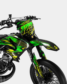 SORAE - Kit deco YAMAHA DT 50cc - Vert — vue 2