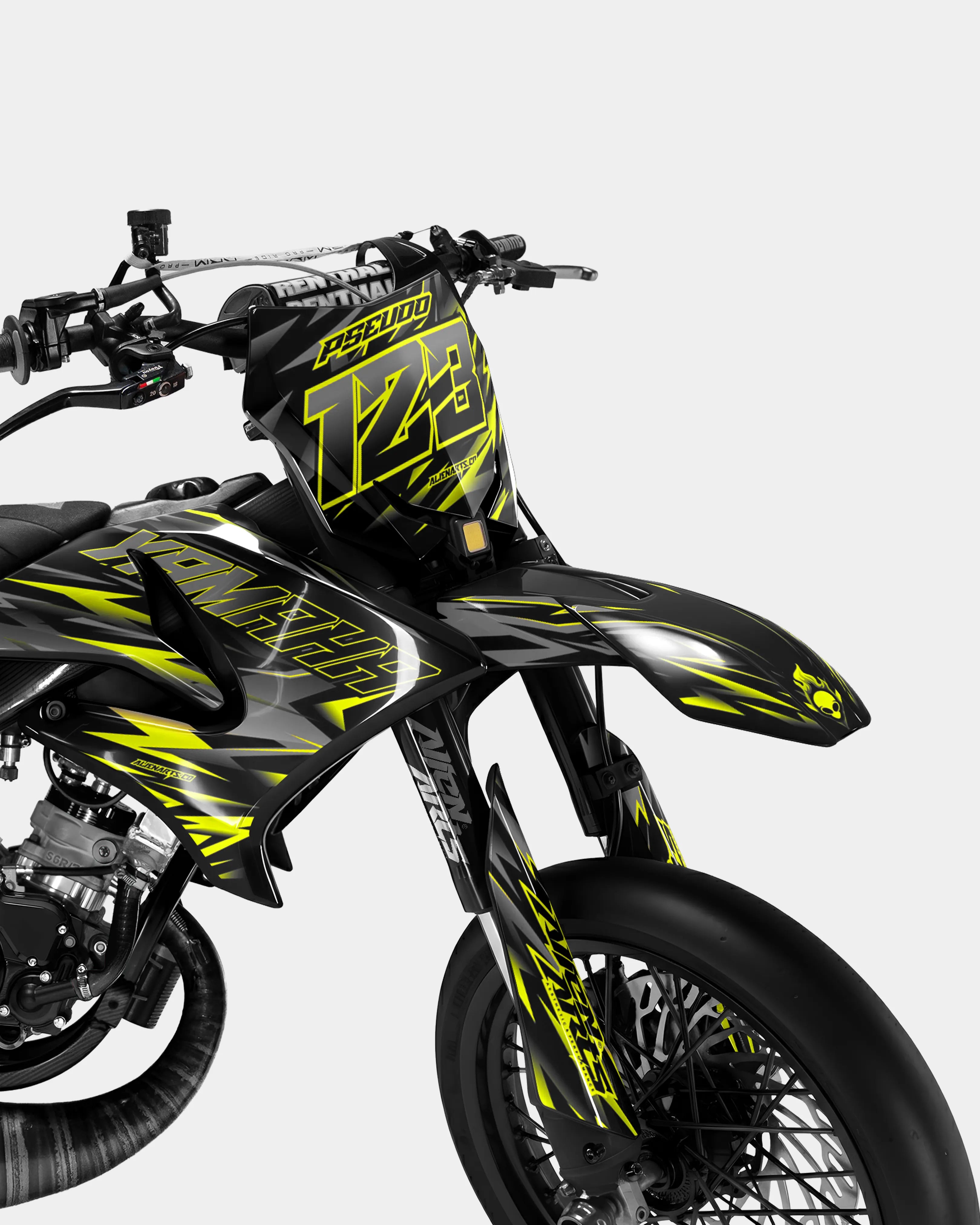 SORAE - Kit deco YAMAHA DT 50cc - Gris