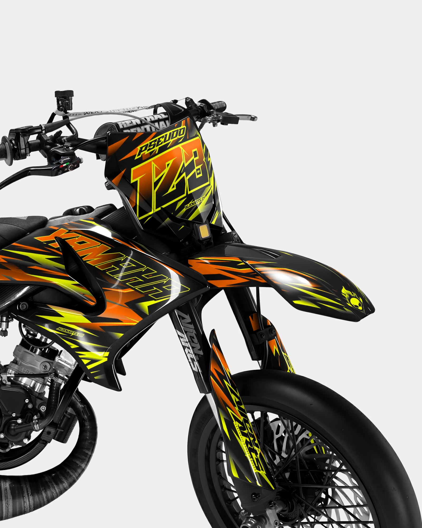 SORAE - YAMAHA DT 50cc Decal Kit - Orange